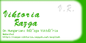 viktoria razga business card